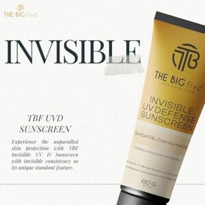 The Big Fivve Invisible UV Defense Sunscreen 50 SPF |Unisex - Image 2
